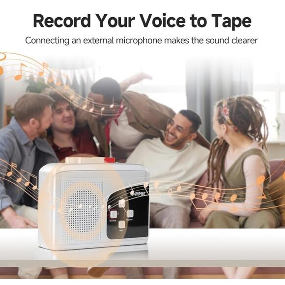 Portable Stereo Walkman Cassette Recorder Player, Convert Cassette to MP3 - Picture 4 of 7